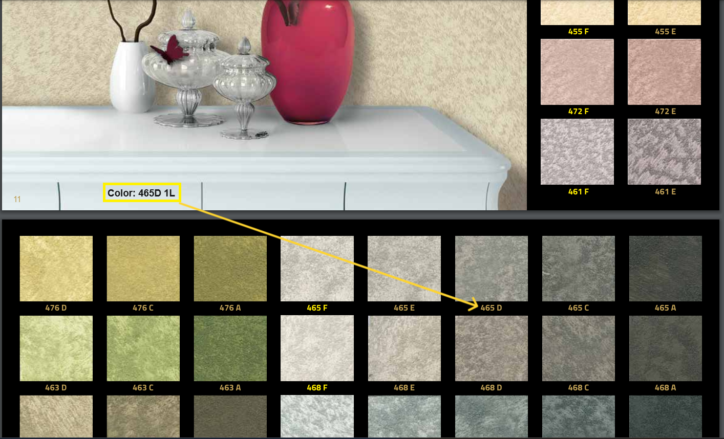 Carta colores Sabulador